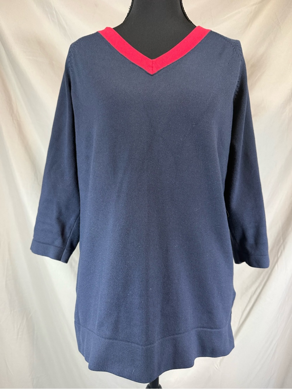 Vintage Y2K Nike Golf Fit-Dry V-Neck Sweater Navy - Medium